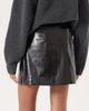 Hush Hush Crackle Patent Mini Skirt - 5