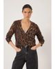 Hush Hush Cynthia Leopard Print Knitted Cardigan - 1