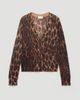 Hush Hush Cynthia Leopard Print Knitted Cardigan - 2