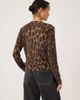 Hush Hush Cynthia Leopard Print Knitted Cardigan - 3