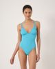 Hush Hush Dina Crinkle Double Strap Swimsuit - 1