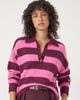 Hush Hush Drew Wool Blend Relaxed Rugby Sweater - 1