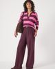 Hush Hush Drew Wool Blend Relaxed Rugby Sweater - 3