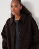 Hush Hush Edie Pure Wool Leopard Double Faced Coat - 3