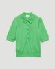 Hush Hush Fine Knit Short Sleeve Polo Top - 2