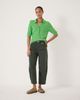 Hush Hush Fine Knit Short Sleeve Polo Top - 3