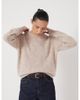 Hush Hush Gathered Shoulder Wool Blend Sweater - 1