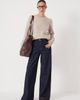 Hush Hush Gathered Shoulder Wool Blend Sweater - 3
