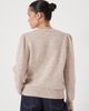 Hush Hush Gathered Shoulder Wool Blend Sweater - 5