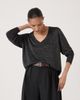 Hush Hush Gracey V Neck Metallic Jumper - 1