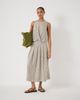 Hush Hush Ivy Pleated Stripe Midi Skirt - 3