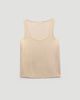 Hush Hush Metallic Scoop Neck Slub Vest - 2