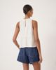 Hush Hush Nomie Linen Blend Peplum Top - 5