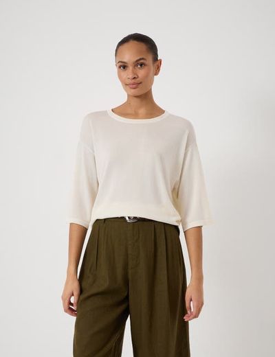 Hush Hush Relaxed Knitted T-shirt