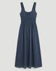 Hush Hush Scoop Neck Gathered Strap Maxi Dress - 2
