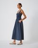 Hush Hush Scoop Neck Gathered Strap Maxi Dress - 3