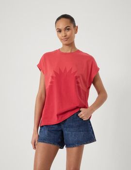 Hush Hush Sunburst Graphic Short Sleeve T-Shirt