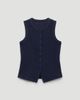 Hush Hush Textured Sleeveless Button Through Top - 2