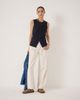 Hush Hush Textured Sleeveless Button Through Top - 3