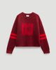 Hush Hush Varsity Jacquard Wool Blend Sweater - 2