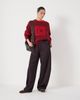 Hush Hush Varsity Jacquard Wool Blend Sweater - 3