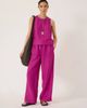 Hush Hush Vera Stripe Linen Blend Shell Top - 3