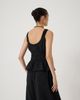 Hush Hush Waist Gathered Sleeveless Top - 5