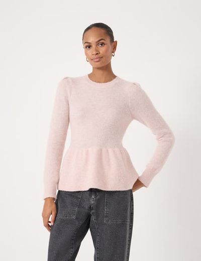 Hush Hush Wool Blend Peplum Top
