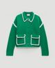 Hush Hush Wool Blend Whipstitch Trim Shirt Jacket - 2