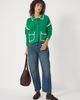 Hush Hush Wool Blend Whipstitch Trim Shirt Jacket - 5