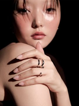 Hustad #192 Silver Texture Ring