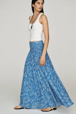 Hutch - 100% Cotton Smocked Skirt