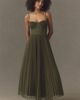 Hutch Amara Adjustable Corset Tulle Fit-and-Flare Midi Dress - 1
