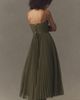 Hutch Amara Adjustable Corset Tulle Fit-and-Flare Midi Dress - 3
