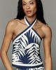 Hutch Cotton Stretch Halter Blouse - 1
