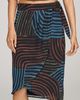 Hutch Curved Brushstroke Midi Skirt - 2