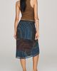 Hutch Curved Brushstroke Midi Skirt - 3
