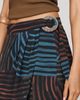 Hutch Curved Brushstroke Midi Skirt - 4