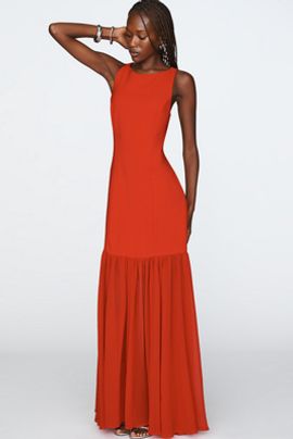 Hutch Emilia Pleated Maxi Dress
