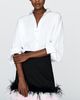 Hutch Faux Feather Trim Mini Skirt - 1