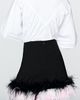 Hutch Faux Feather Trim Mini Skirt - 3