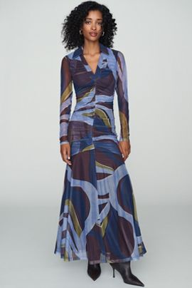 Hutch Gael Mesh Maxi Dress