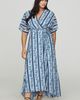 Hutch Gemma 100% Cotton Wrap Midi Dress - 1