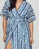 Hutch Gemma 100% Cotton Wrap Midi Dress - 6