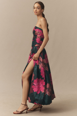 knee length dresses for ladies Hutch Carmel Maxi Dress in Black – TrenLend main image 0