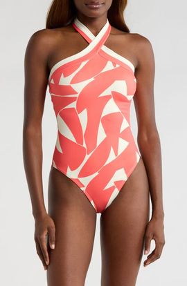 Hutch Hutch Halter One-Piece Swimsuit