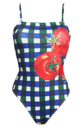 Hutch Hutch Tavy Gingham Convertible One-Piece Swimsuit