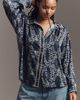 Hutch Kodie Long-Sleeve Silky Buttondown Blouse - 1