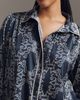Hutch Kodie Long-Sleeve Silky Buttondown Blouse - 8