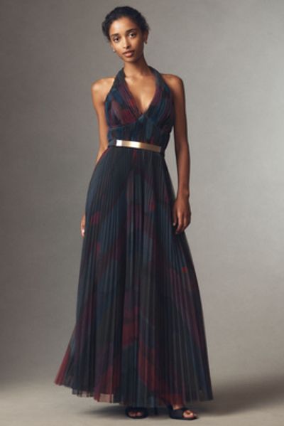 how to alter halter neck dress Black Halter Neck Maxi Dress – Tencel main image 0